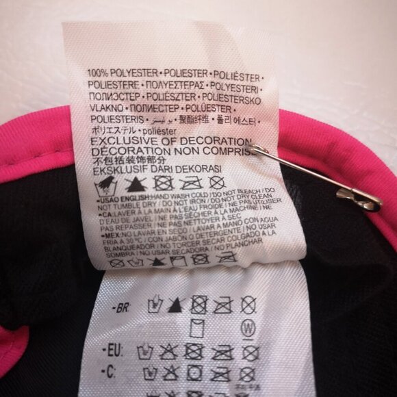 NWT Nike Toddler Size 2/4T Black with Hyper Pink Trim Baseball Hat - Picture 6 of 8